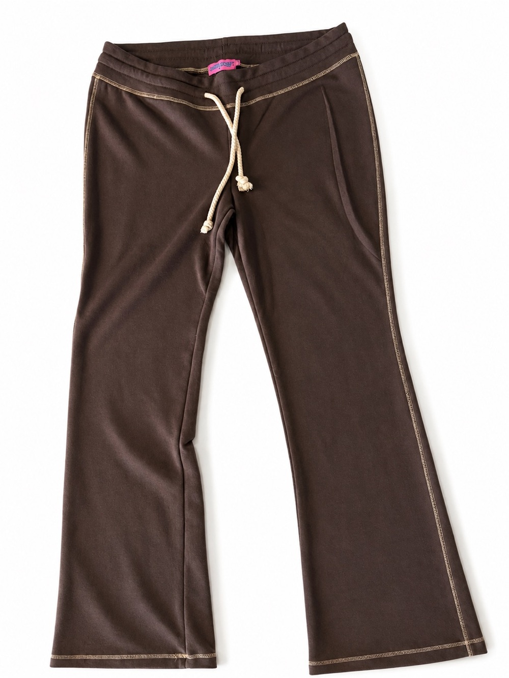 Edikted women’s brown flare sweatpants size XL